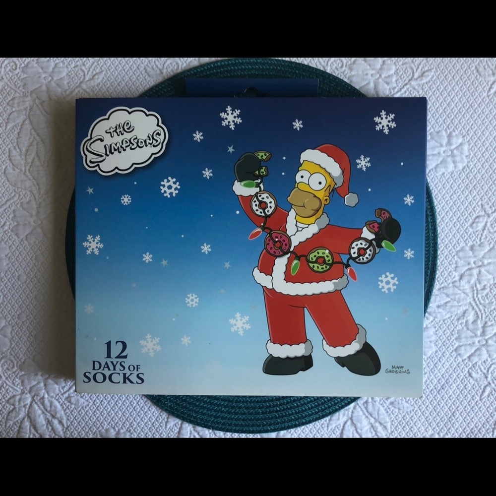 The Simpsons 12 Days of Socks